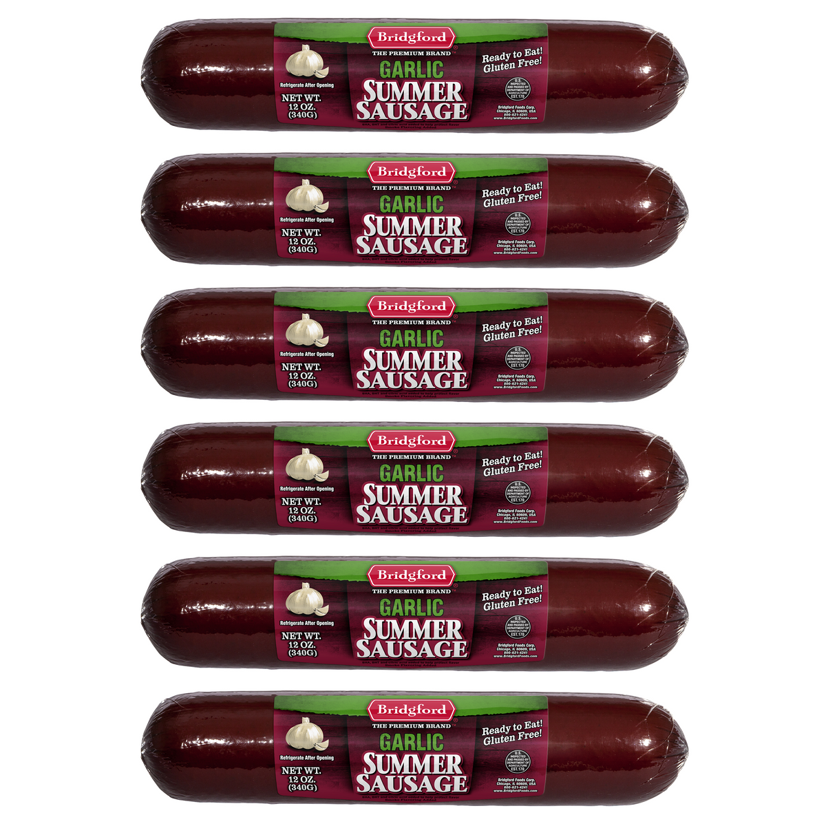 Bridgford - Garlic Summer Sausage 12 oz