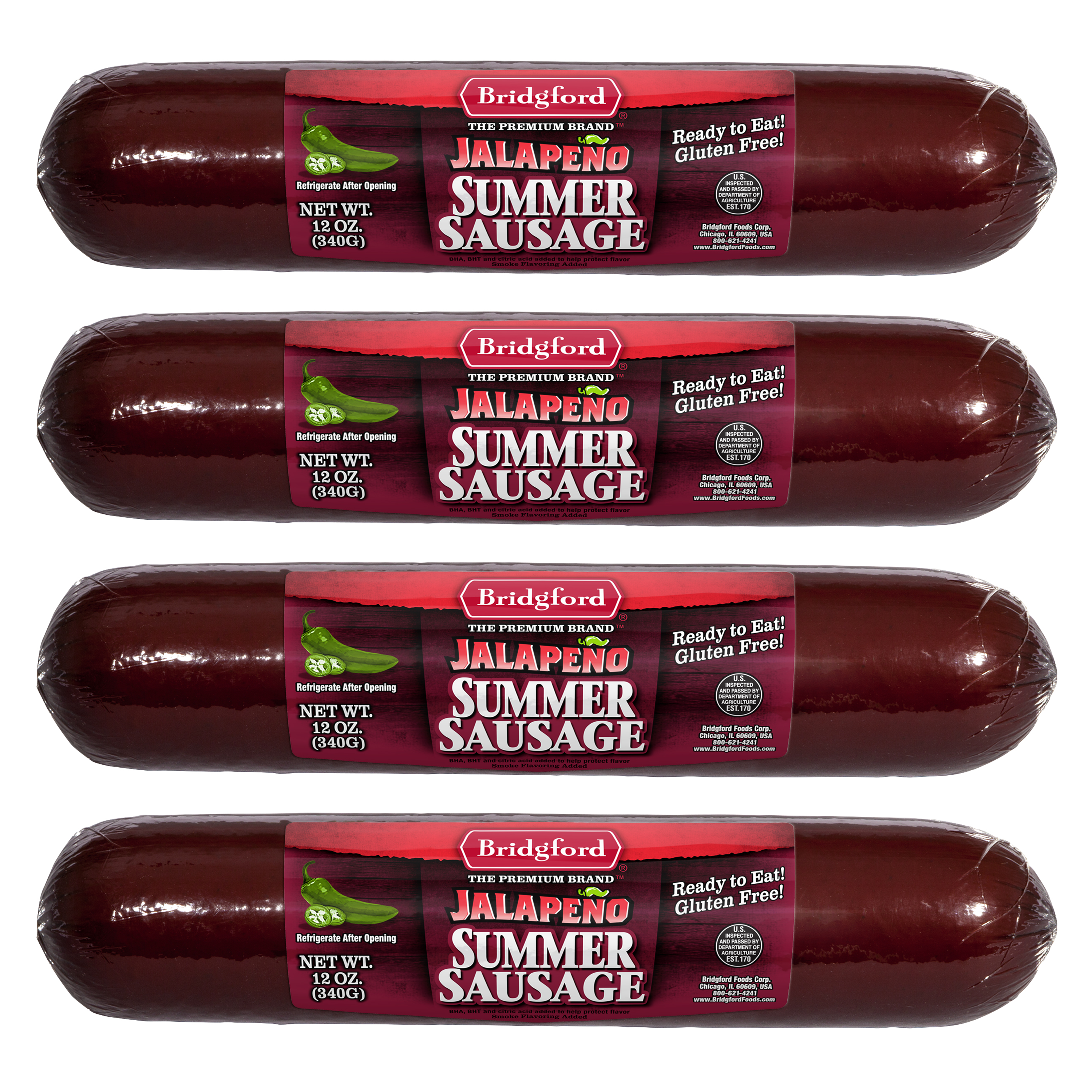 Bridgford - Jalapeno Summer Sausage 12 oz