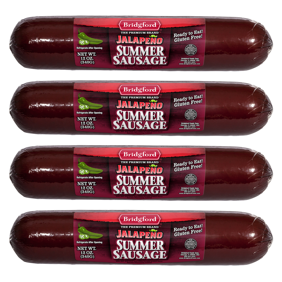 Bridgford - Jalapeno Summer Sausage 12 oz