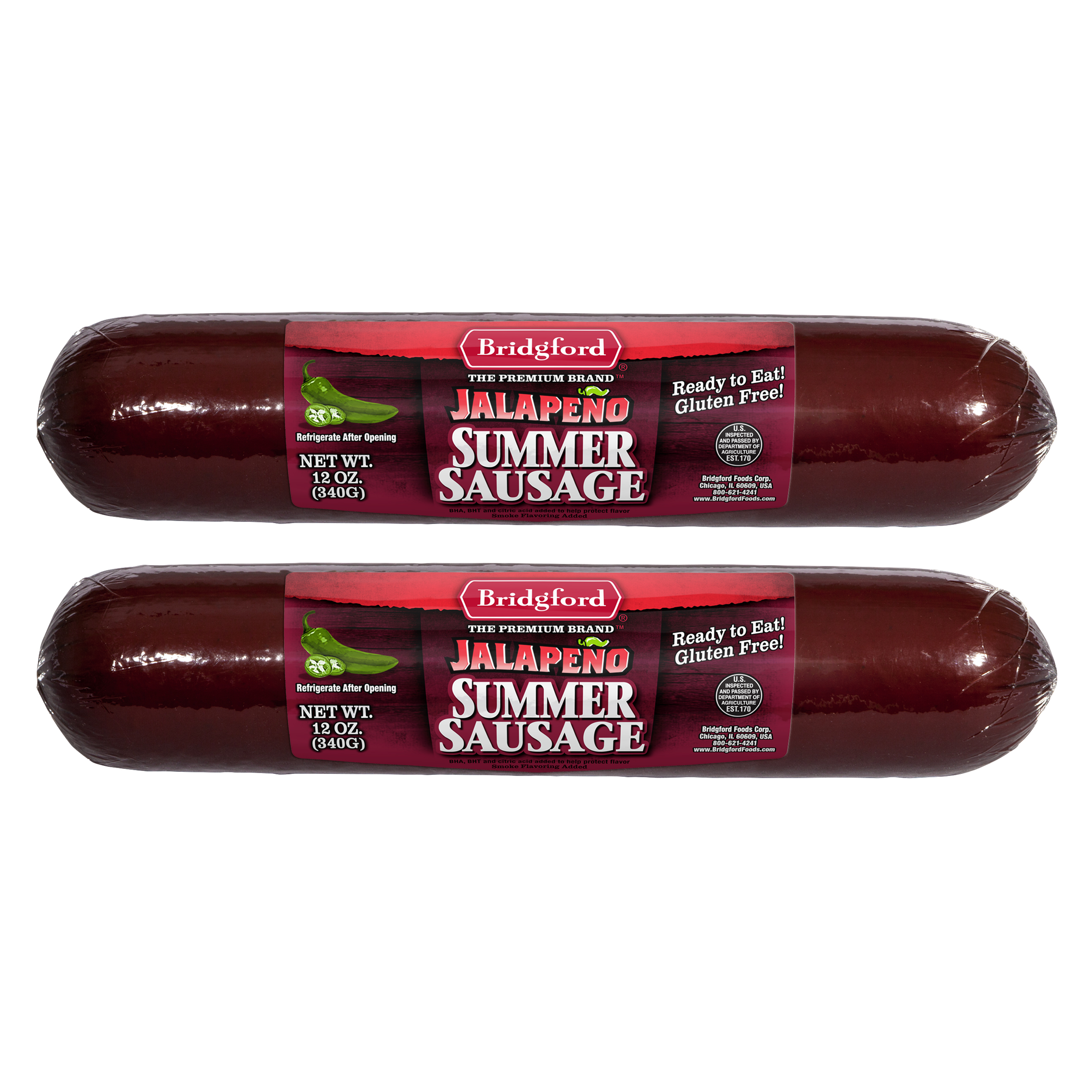 Bridgford - Jalapeno Summer Sausage 12 oz