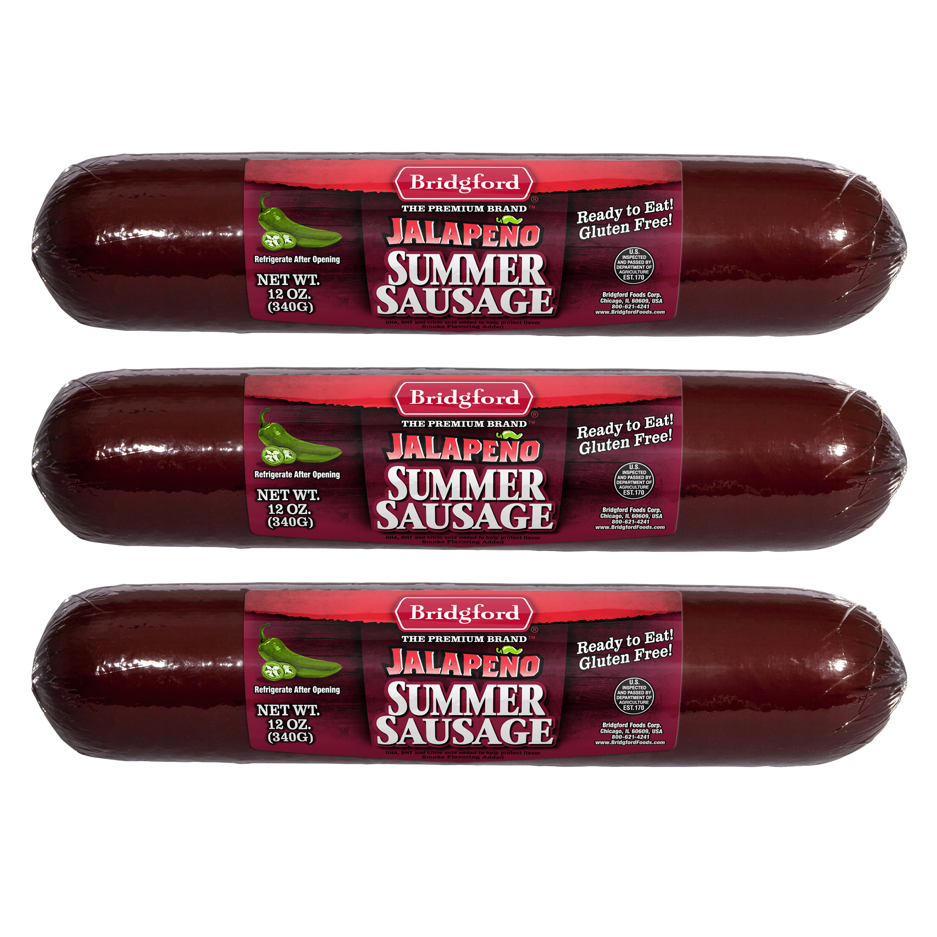 Bridgford - Jalapeno Summer Sausage 12 oz