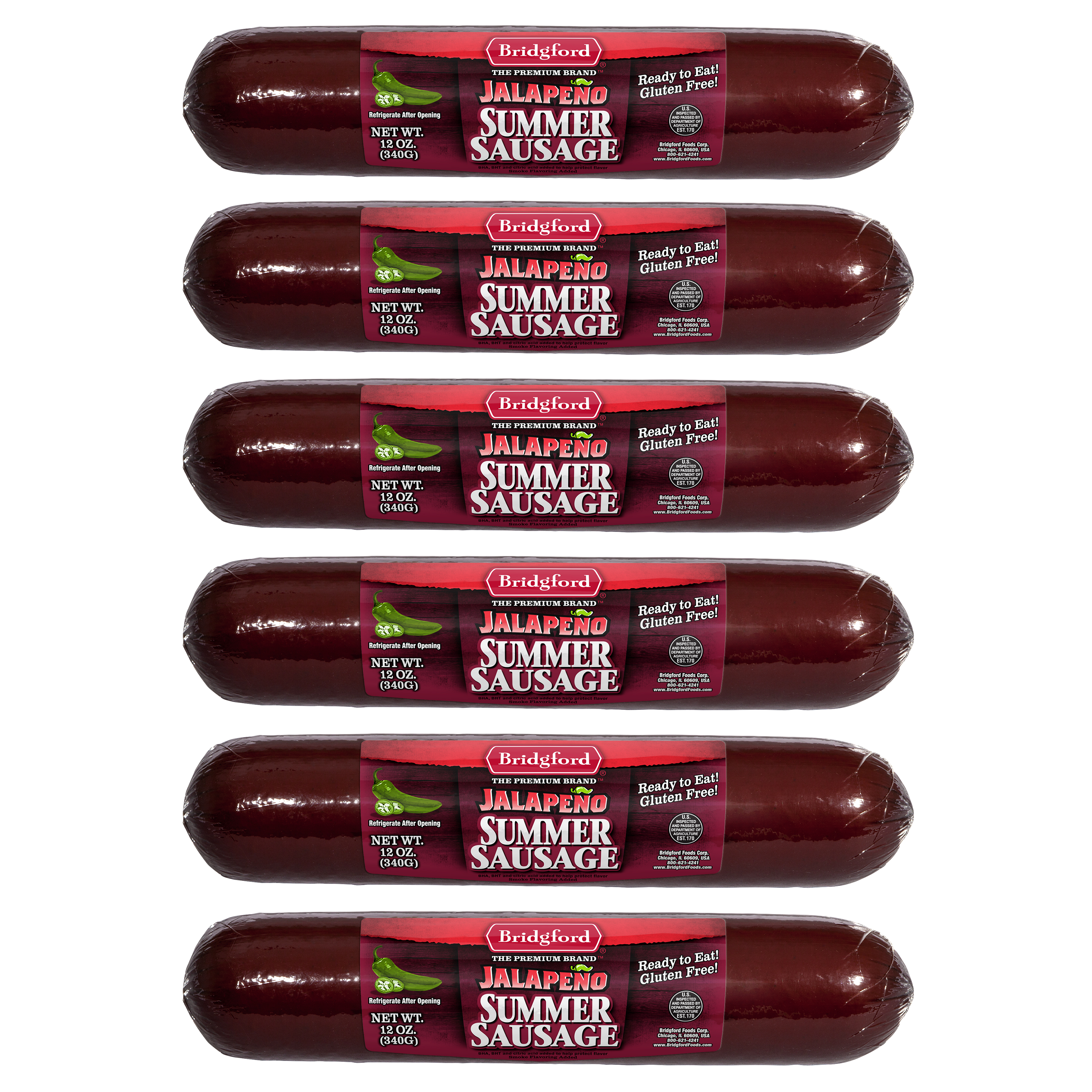 Bridgford - Jalapeno Summer Sausage 12 oz