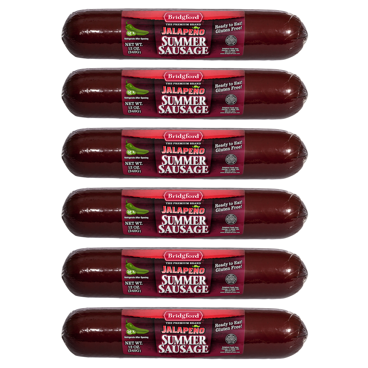 Bridgford - Jalapeno Summer Sausage 12 oz