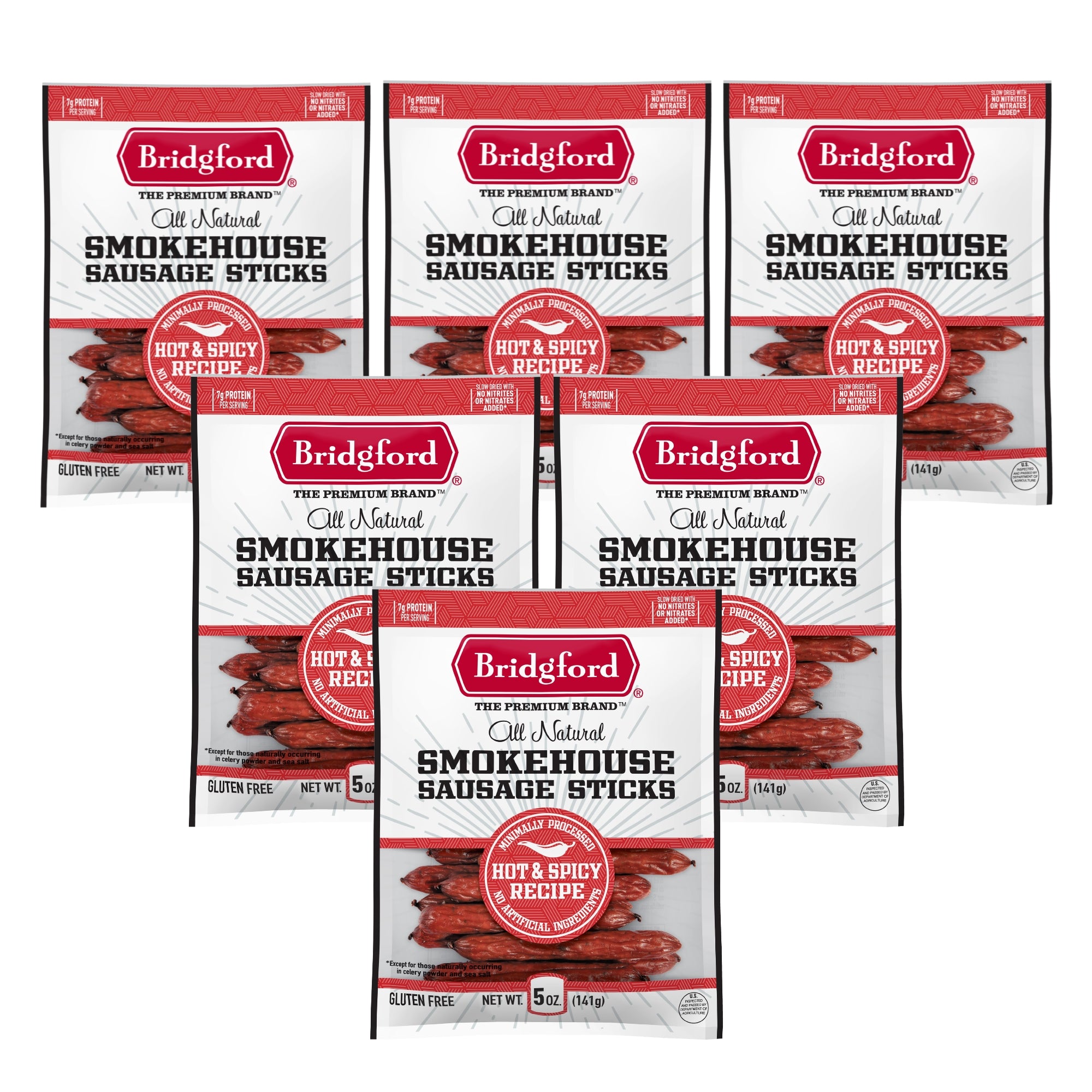 Smokehouse Sausage Sticks - Hot & Spicy