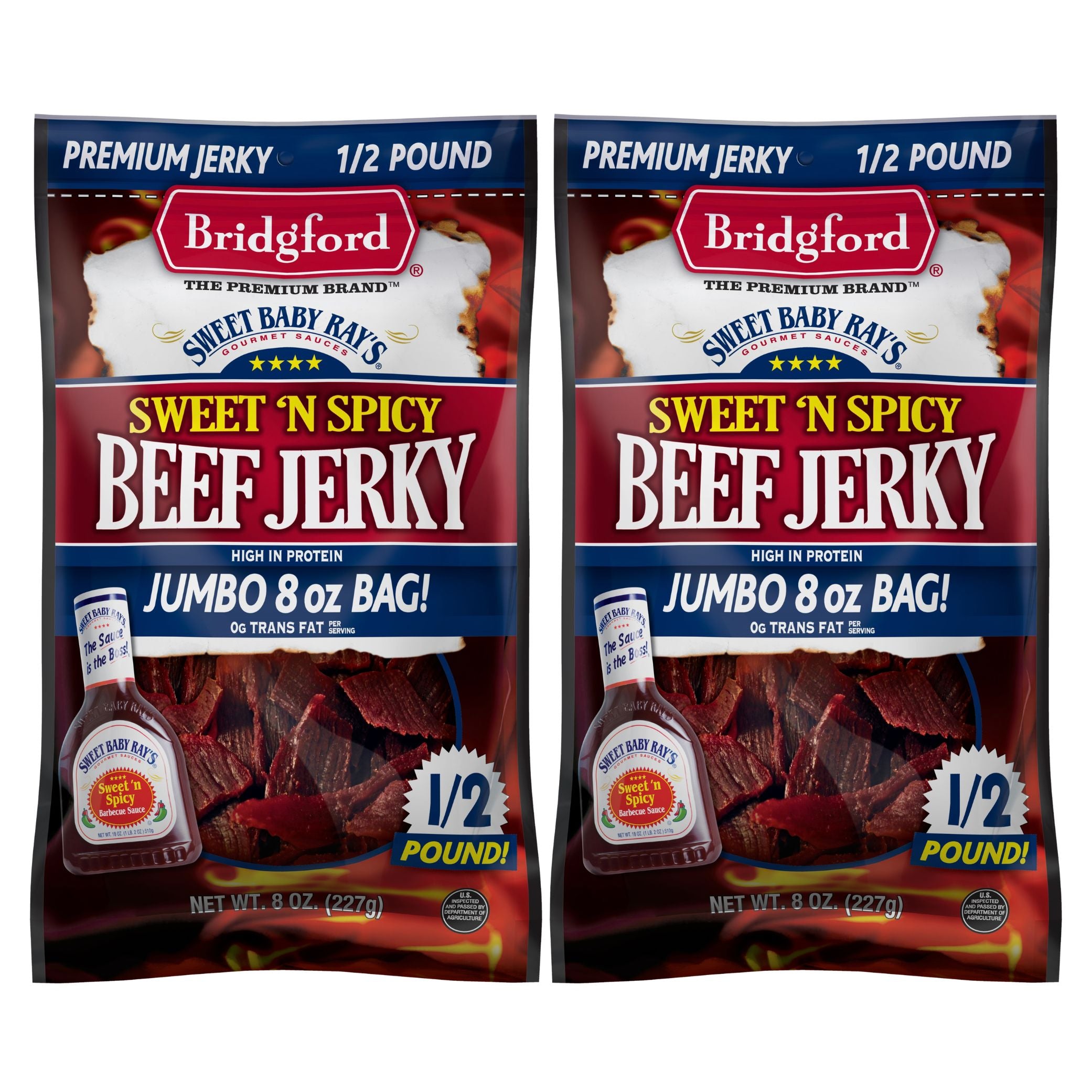 Bridgford - SBR Sweet N' Spicy Beef Jerky - 8 oz