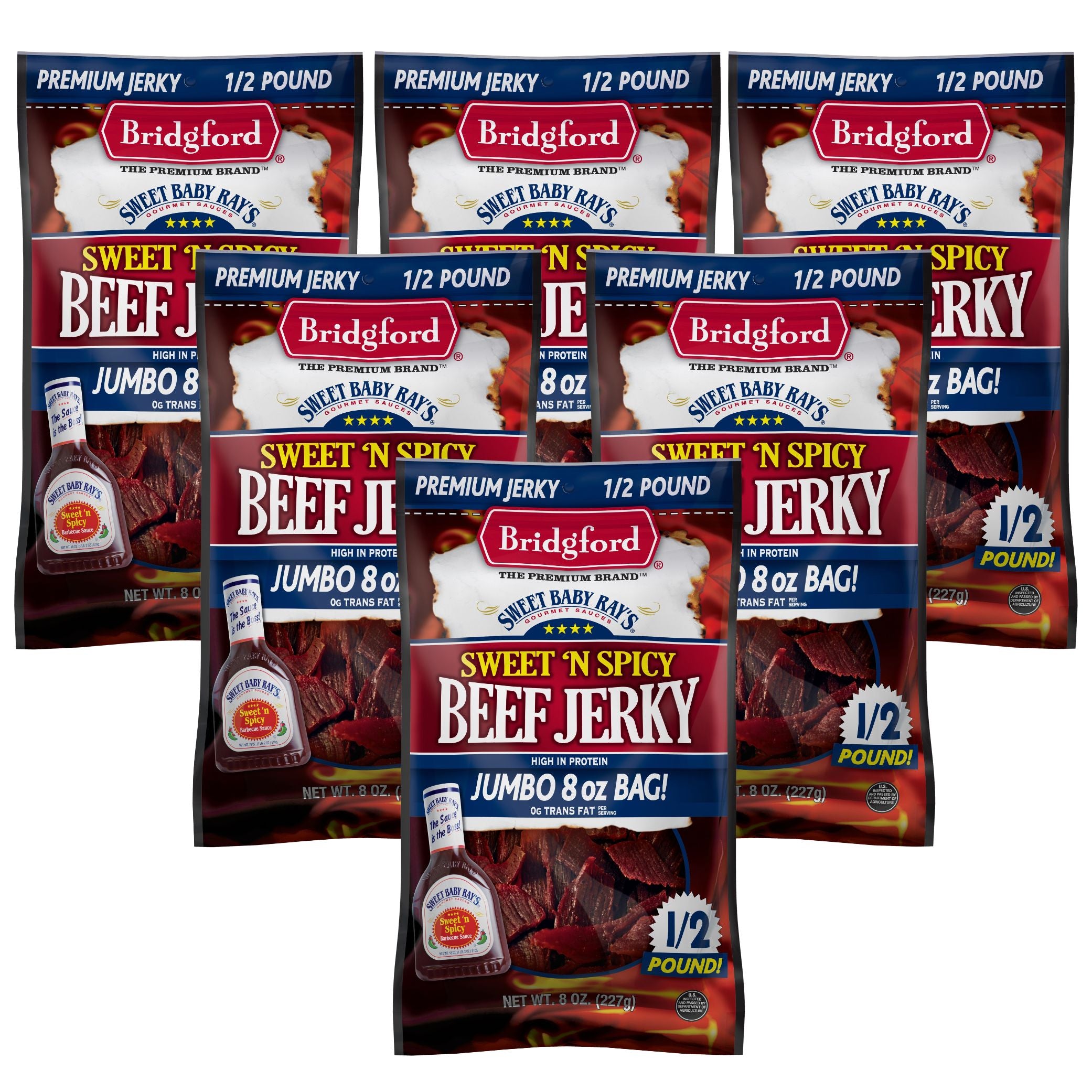 Bridgford - SBR Sweet N' Spicy Beef Jerky - 8 oz