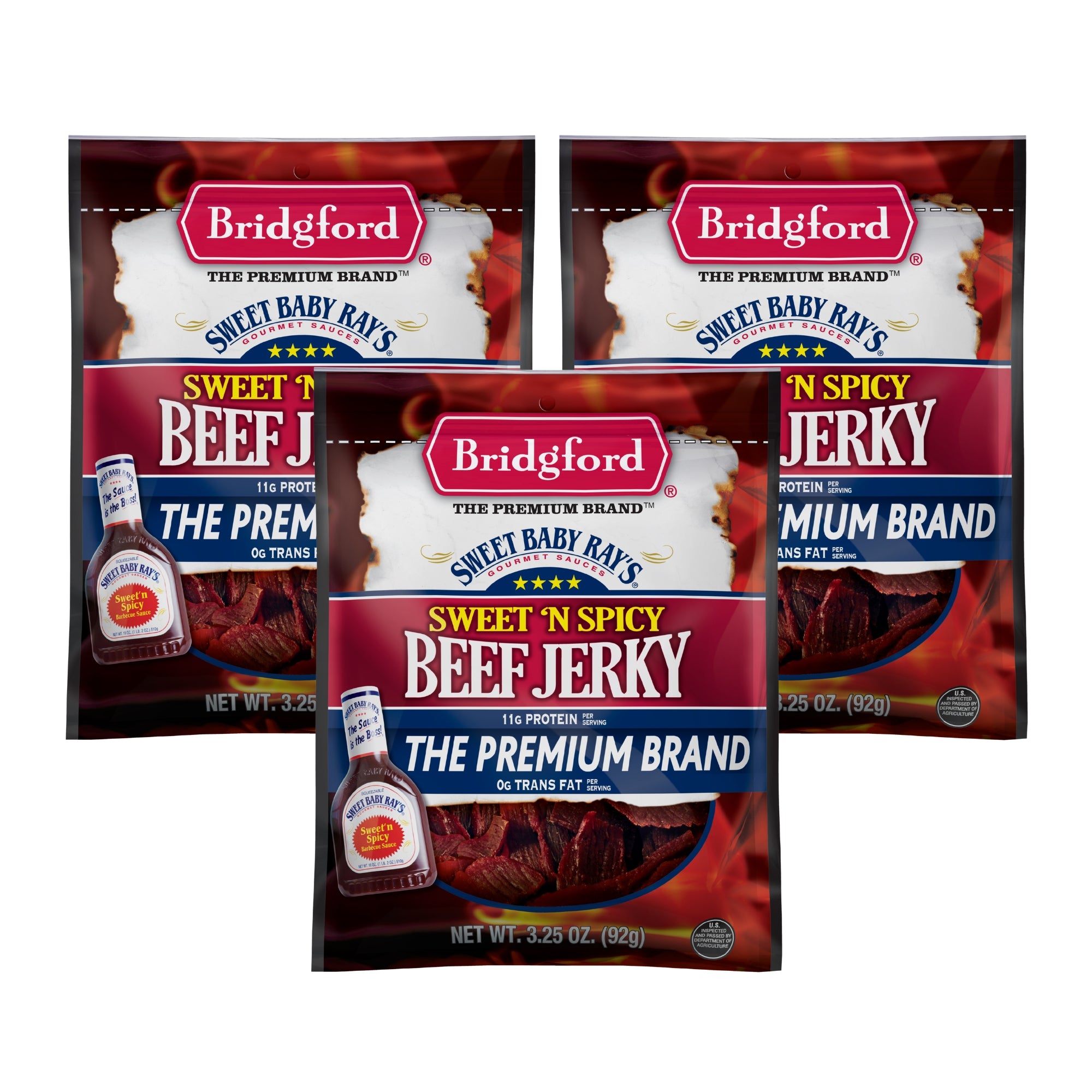 Beef Jerky - Sweet N Spicy - 3.25 OZ