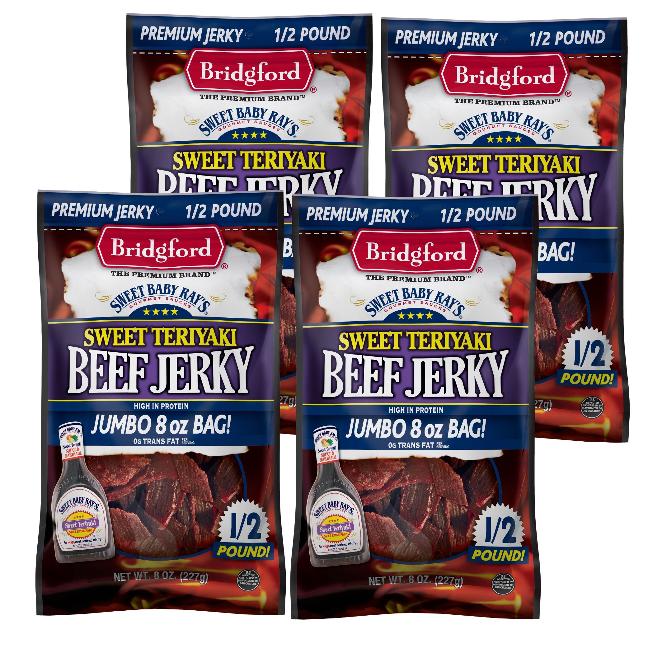 Bridgford - SBR Sweet Teriyaki Beef Jerky - 8 oz