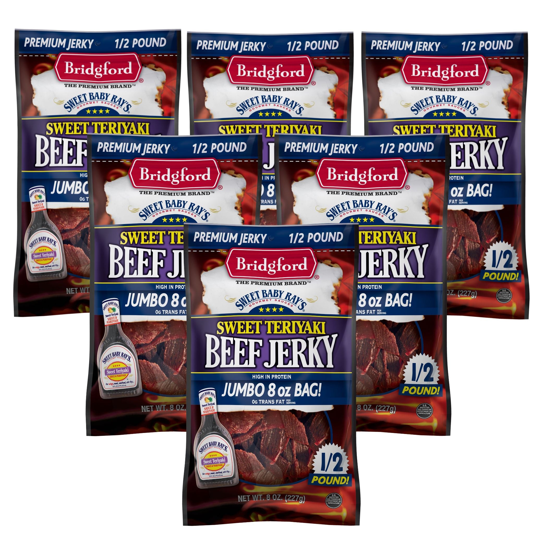 Bridgford - SBR Sweet Teriyaki Beef Jerky - 8 oz