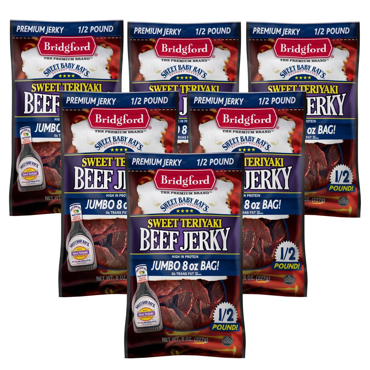 Bridgford - SBR Sweet Teriyaki Beef Jerky - 8 oz