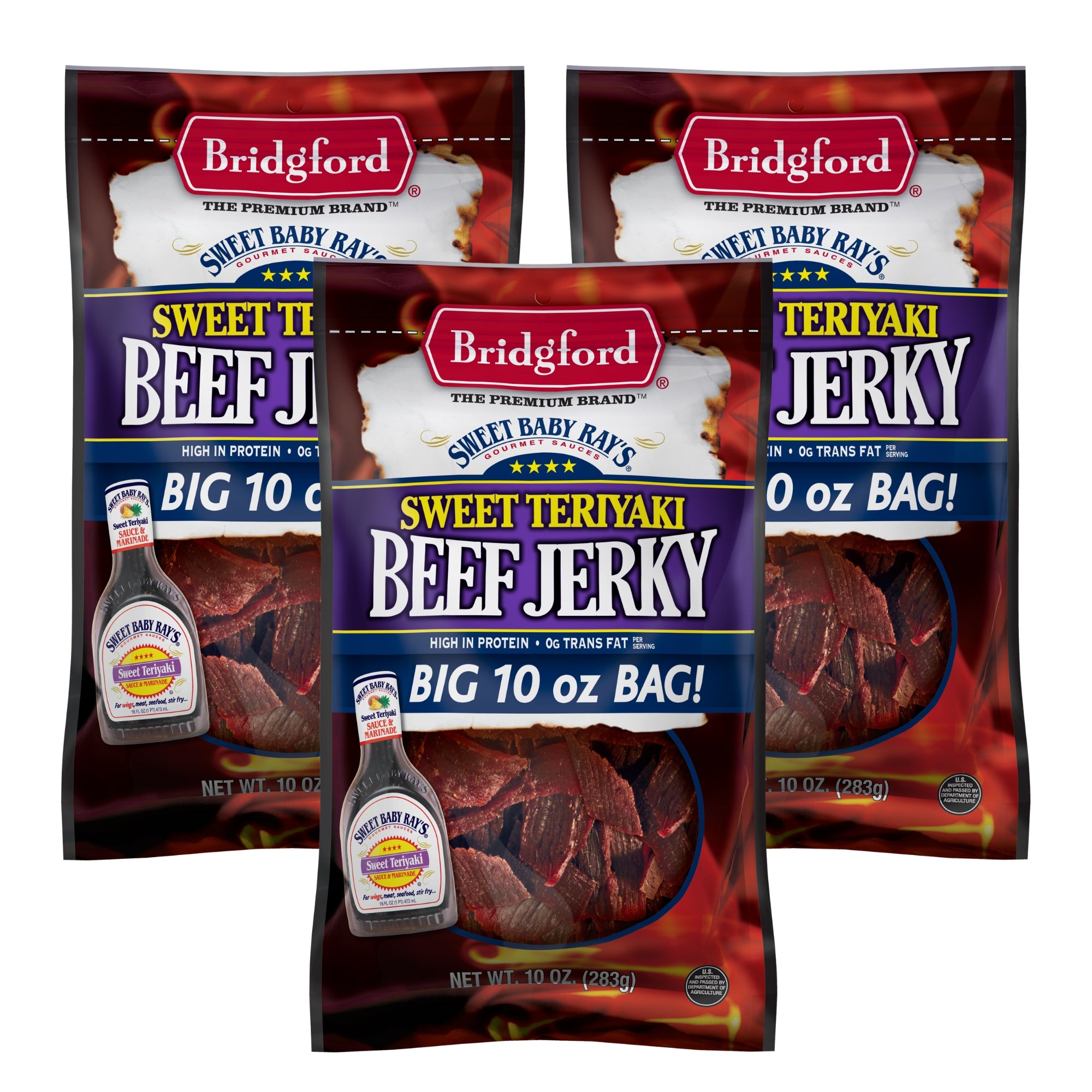 Beef Jerky - Sweet Teriyaki - 10 OZ