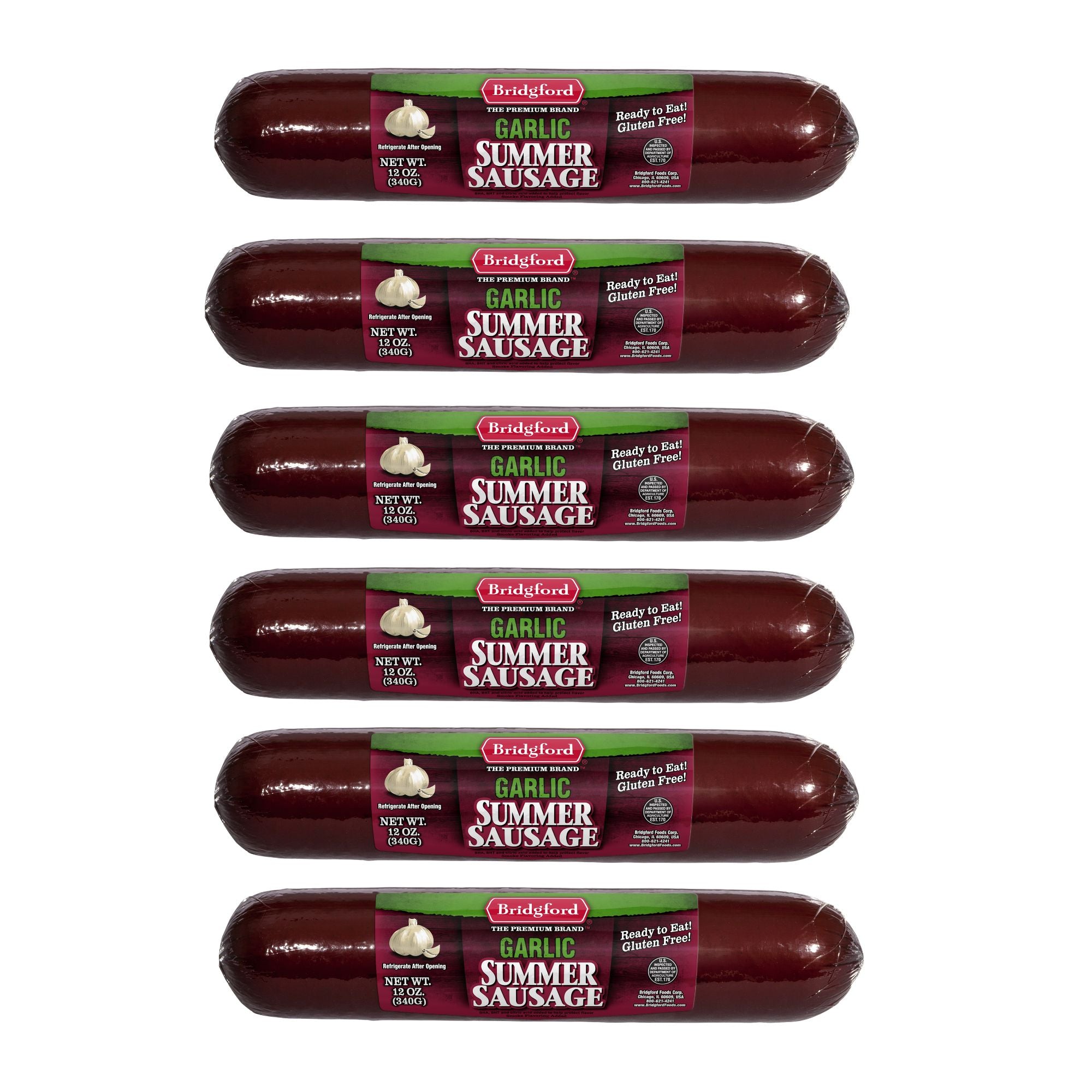 Garlic Summer Sausage - 12 OZ
