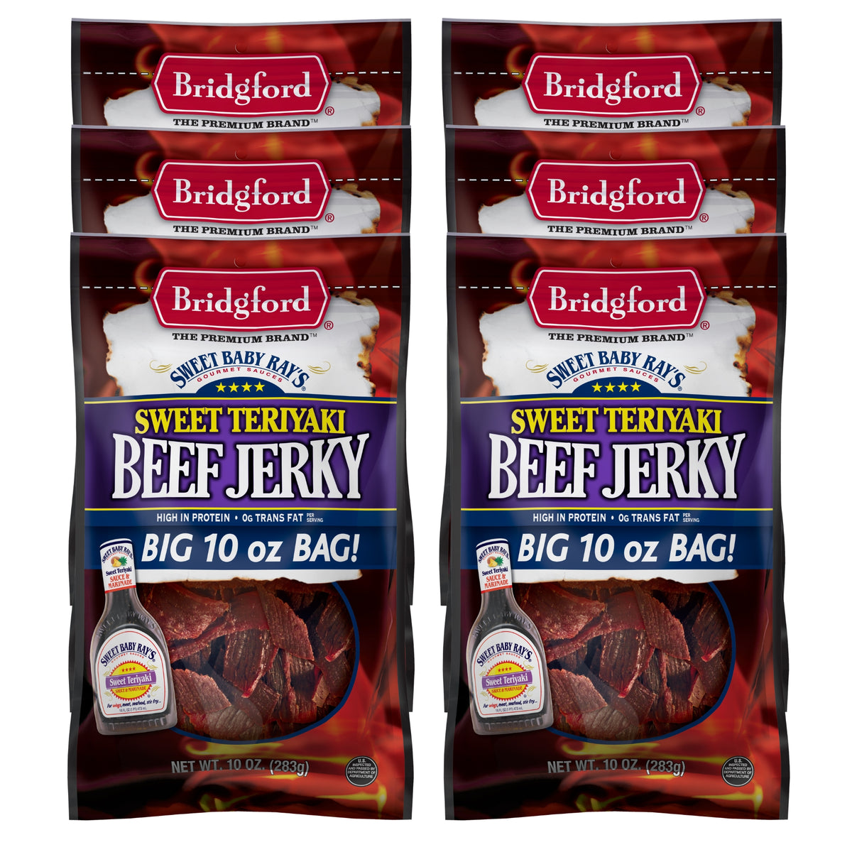 Beef Jerky - Sweet Teriyaki - 10 OZ