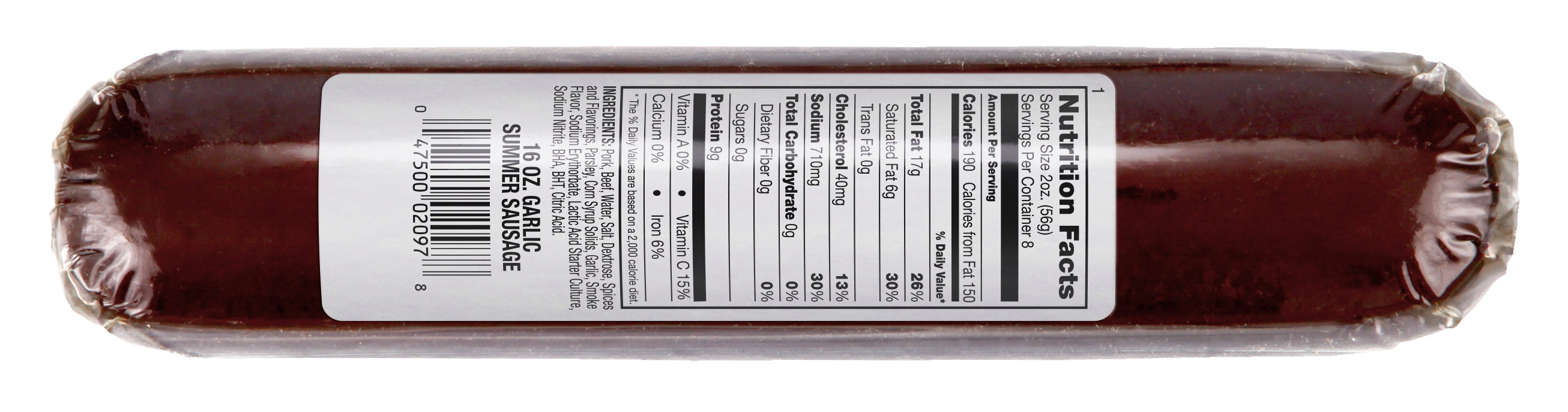 Summer Sausage - 16 OZ