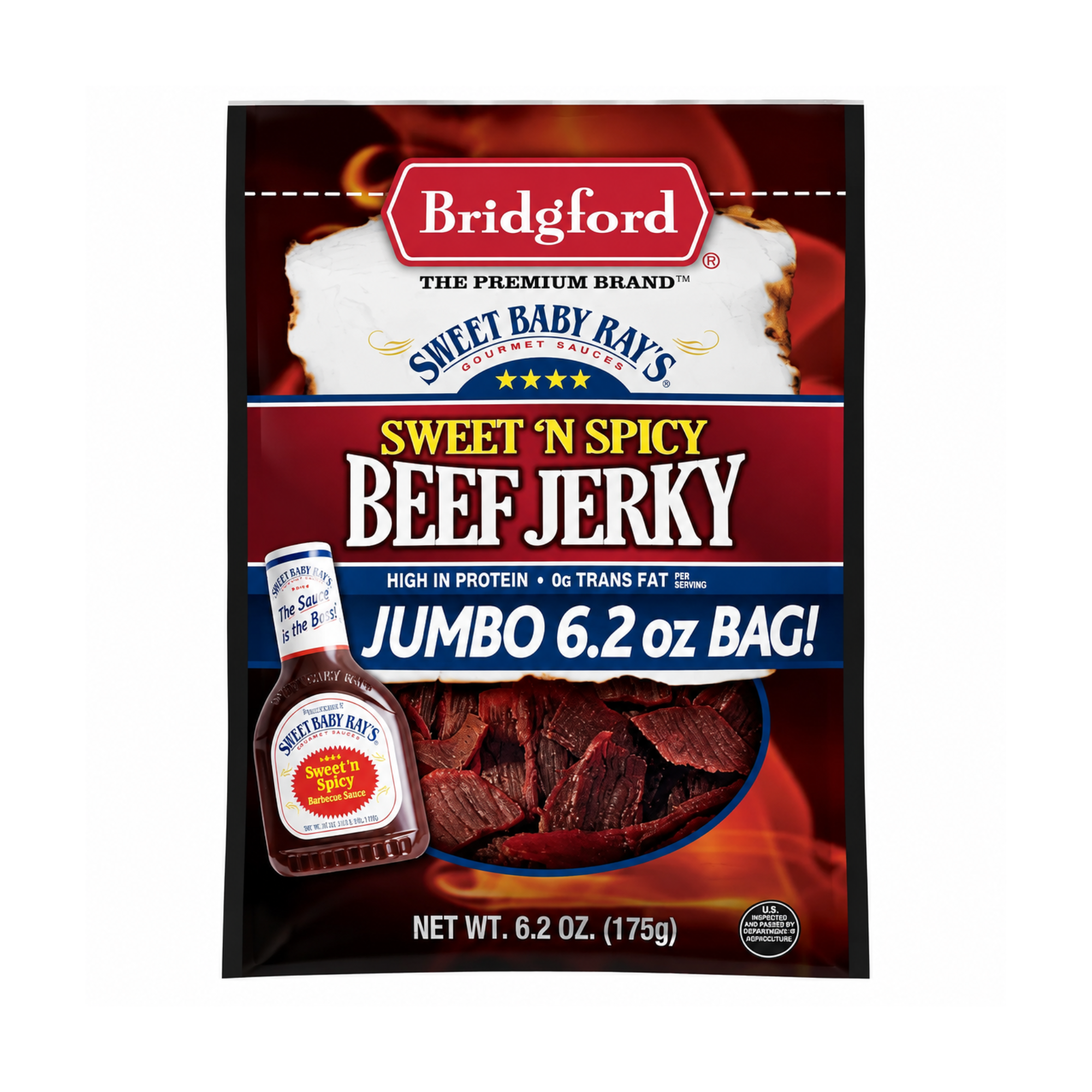 Beef Jerky - Sweet N Spicy - 6.2 OZ