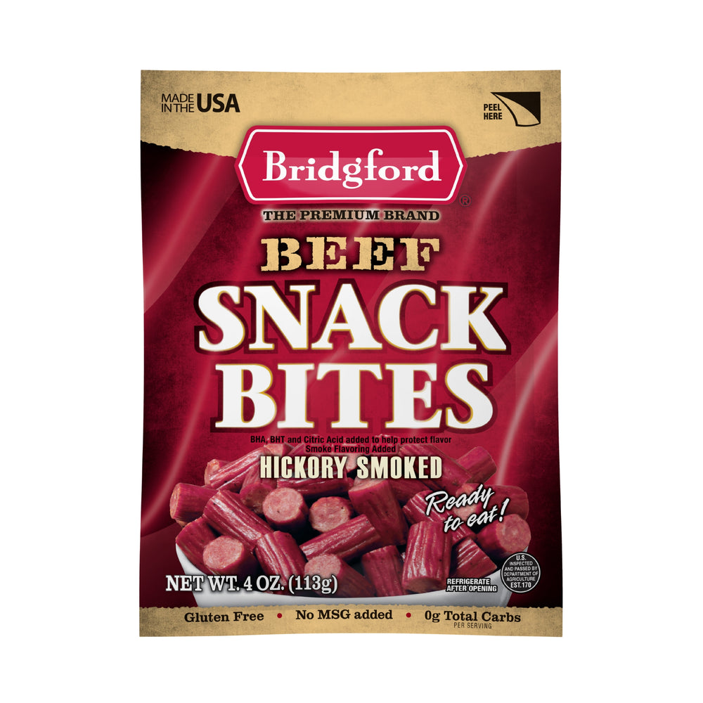 Bridgford Beef Snack Bites, 4 oz package