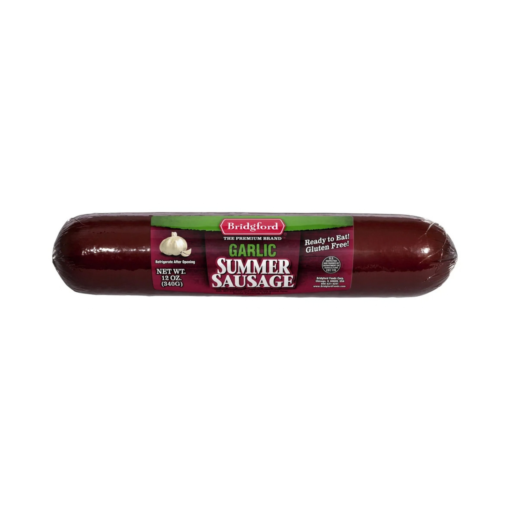 Bridgford - Garlic Summer Sausage 12 oz