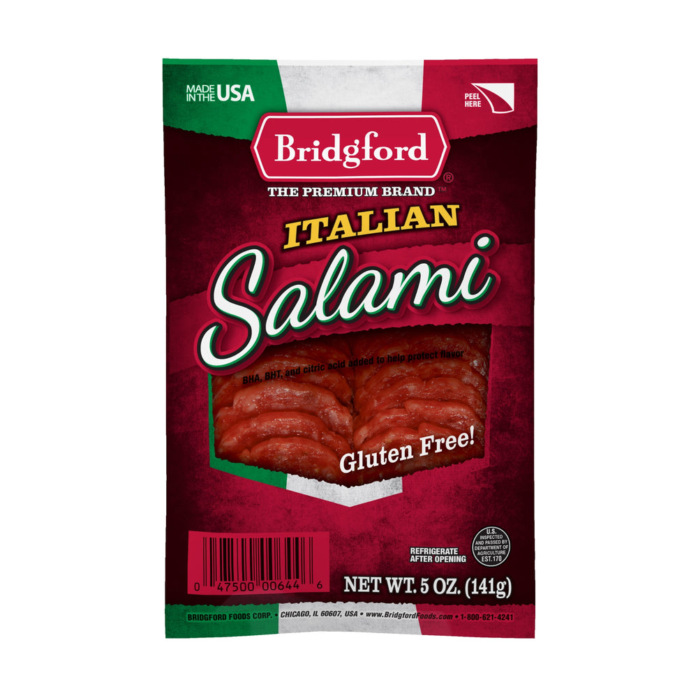 Bridgford Italian Salami, 5 oz package