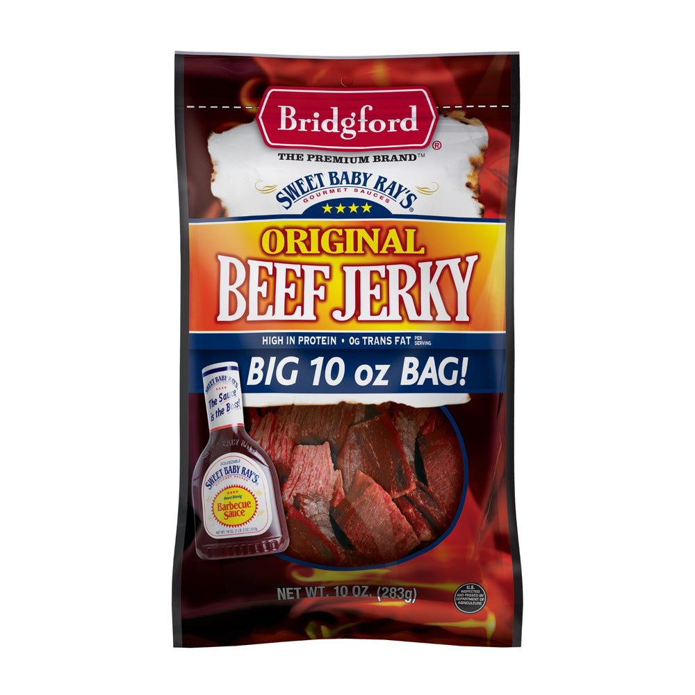 Bridgford Original Beef Jerky, 10 oz package