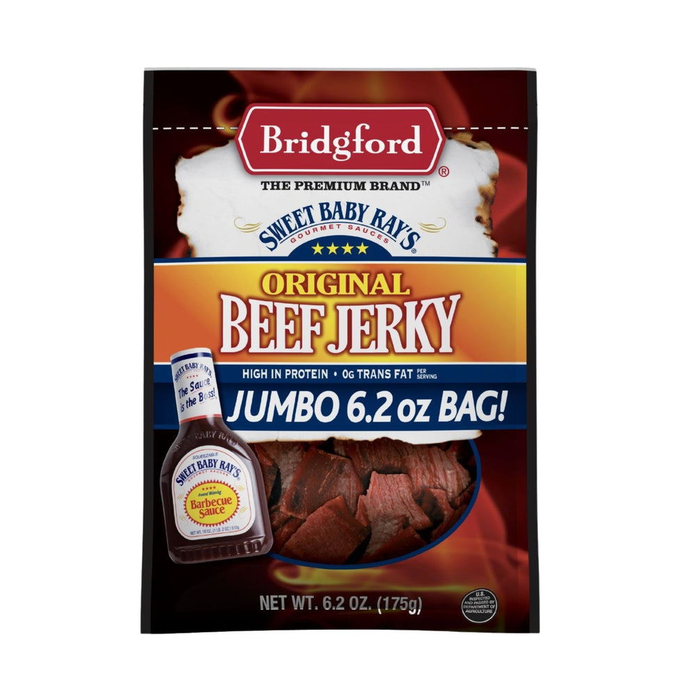 Bridgford Original Beef Jerky, 6.2 oz package