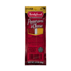 Bridgford Pepperoni & Cheese Meat Stick, 0.8 oz package