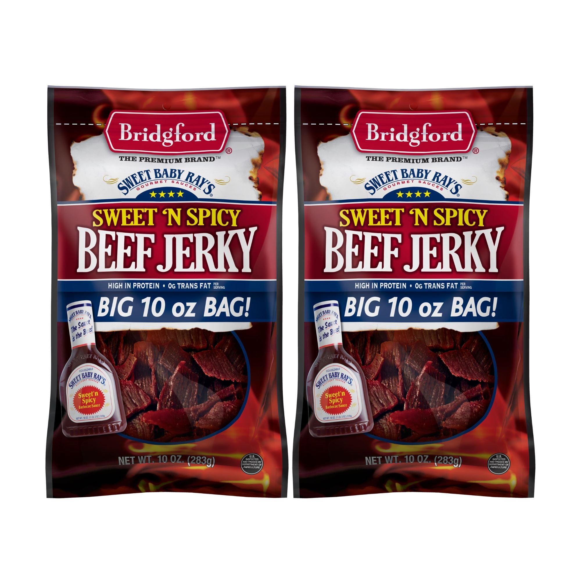 Beef Jerky - Sweet N Spicy -10 OZ