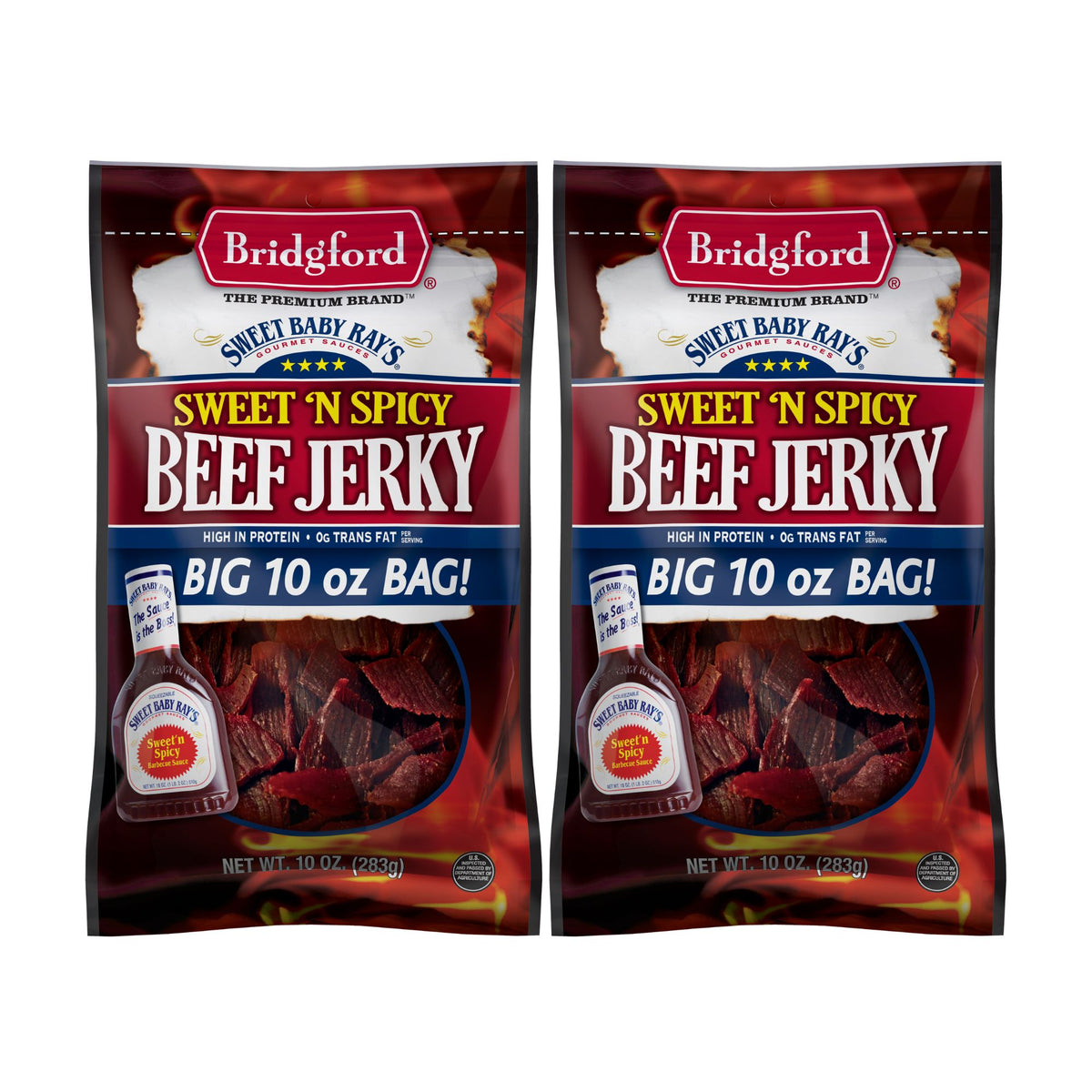 Beef Jerky - Sweet N Spicy -10 OZ