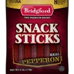 Bridgford - Pepperoni Snack Sticks - 8 Sticks - 6 oz (6 Pack)