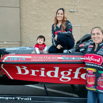 Joe Uribe family boat photo