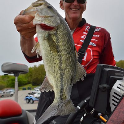 Randy Blaukat with his biggest from Day 2