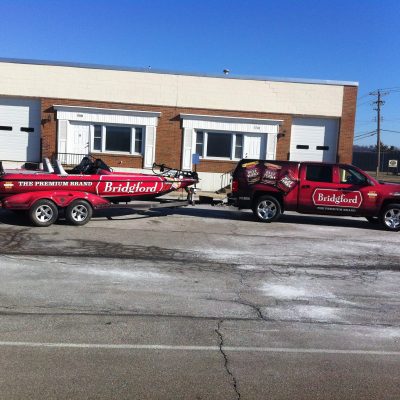 bridgford boat and truck wrap