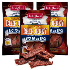 Bridgford - SBR - Beef Jerky - Original - 10 oz - Pack of 3