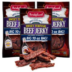 Bridgford - SBR - Beef Jerky - Sweet Teriyaki - 10 oz - Pack of 3