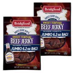 Bridgford - SBR - Beef Jerky - Sweet Teriyaki - 6.2 oz - Pack of 2