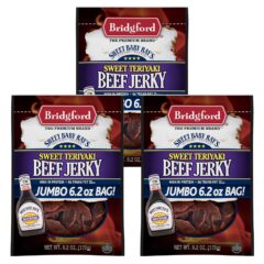 Bridgford - SBR - Beef Jerky - Sweet Teriyaki - 6.2 oz - Pack of 3